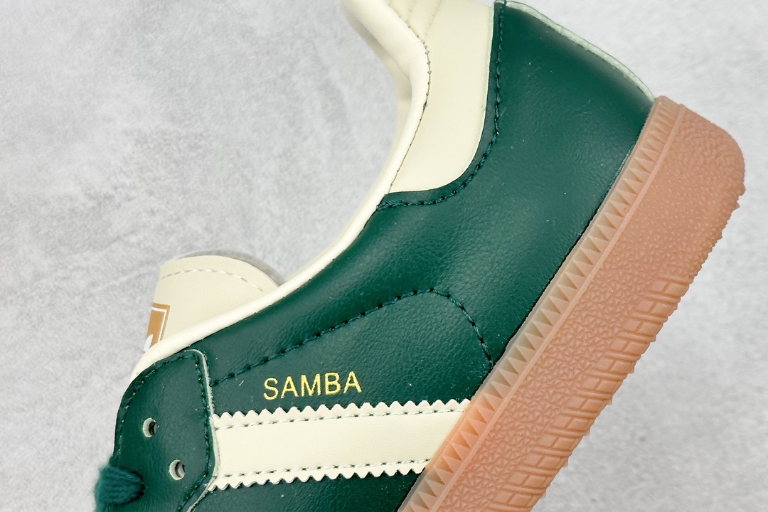 150 Adidas Originals Samba OG"Collegiate Green Gum"桑巴舞板鞋 绿奶油白 IE0872