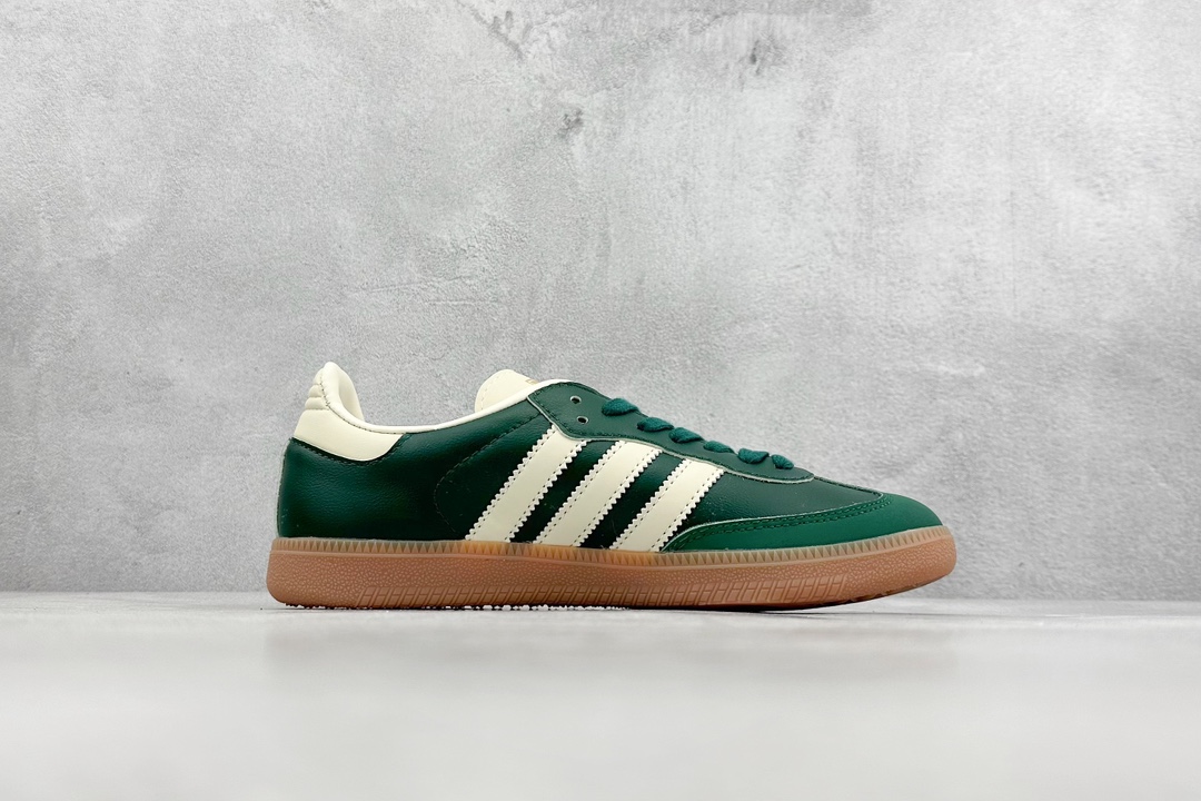 150 Adidas Originals Samba OG"Collegiate Green Gum"桑巴舞板鞋 绿奶油白 IE0872