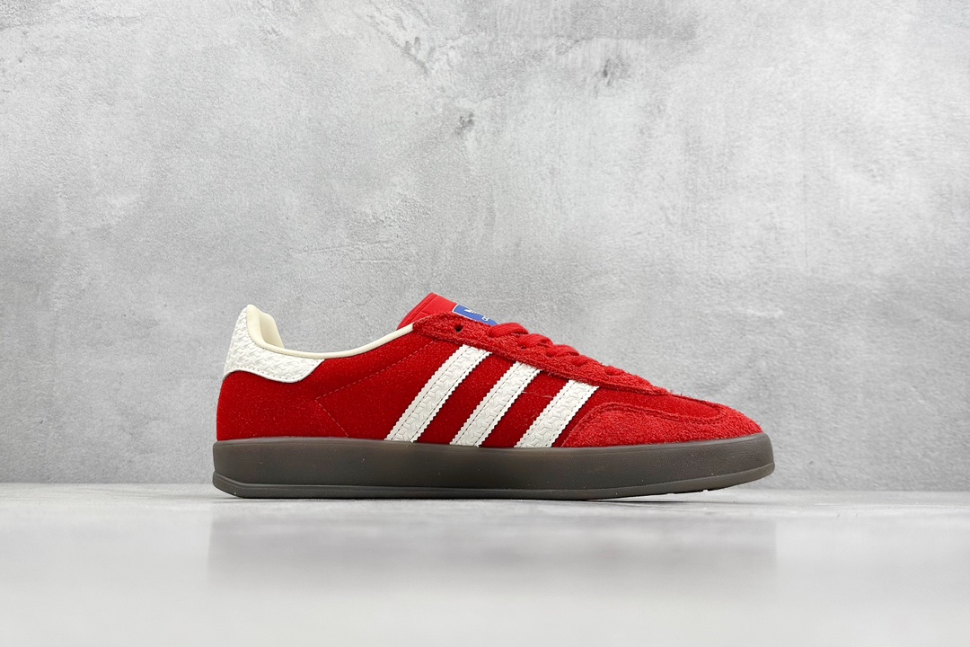 160 R版 adidas Originals Gazelle INdoor 三叶草休闲防滑耐磨低帮板鞋  IF1808