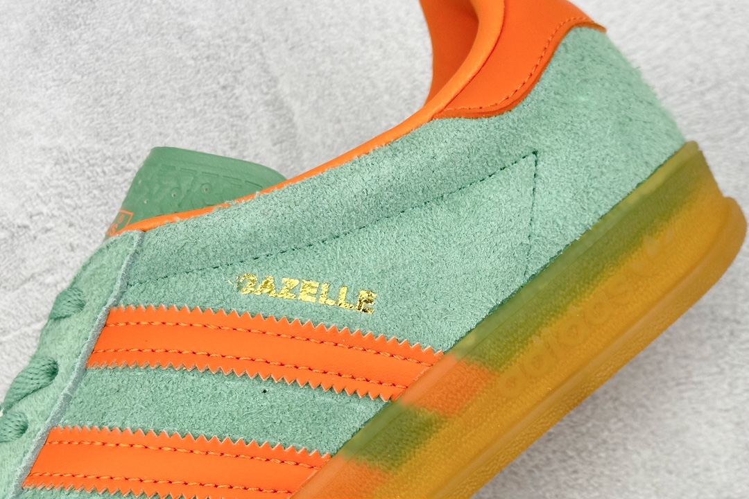 190 adidas Originals Gazelle INdoor 三叶草休闲防滑耐磨低帮板鞋 HQ8714