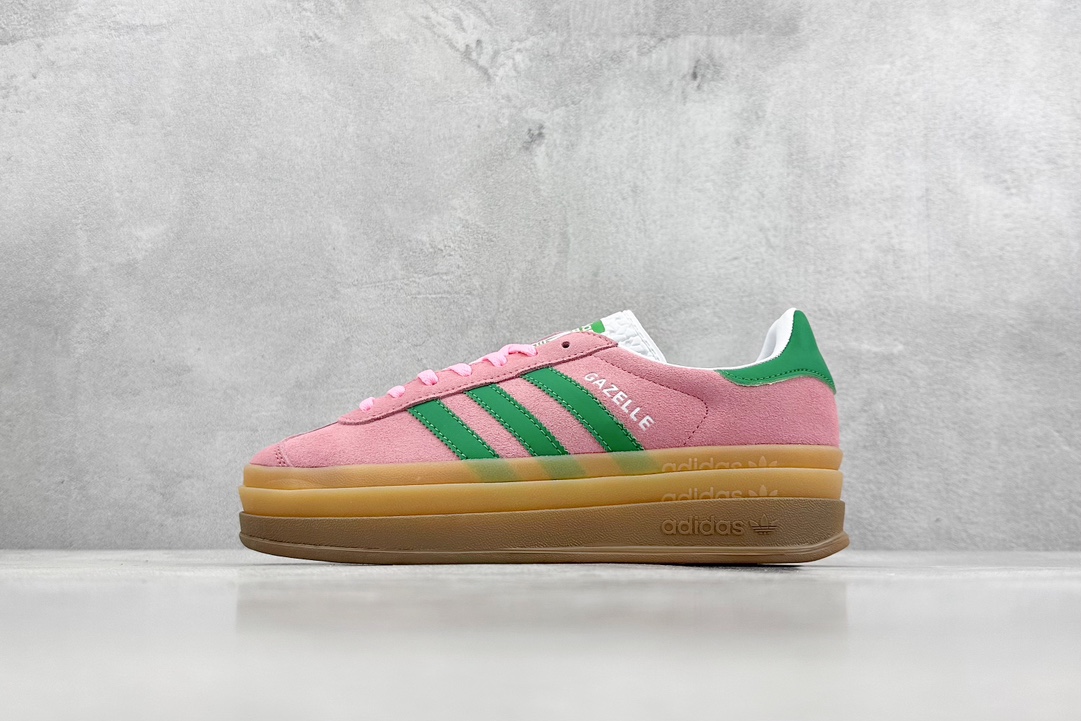 180 HG版 adidas originals Gazelle BOLD 粉色 IE0420