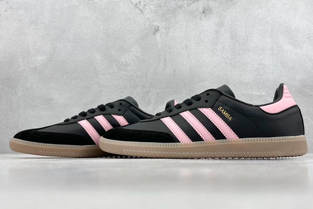 160 R版 INTER MIAMI CF x adidas originals Samba 黑色 IH8157