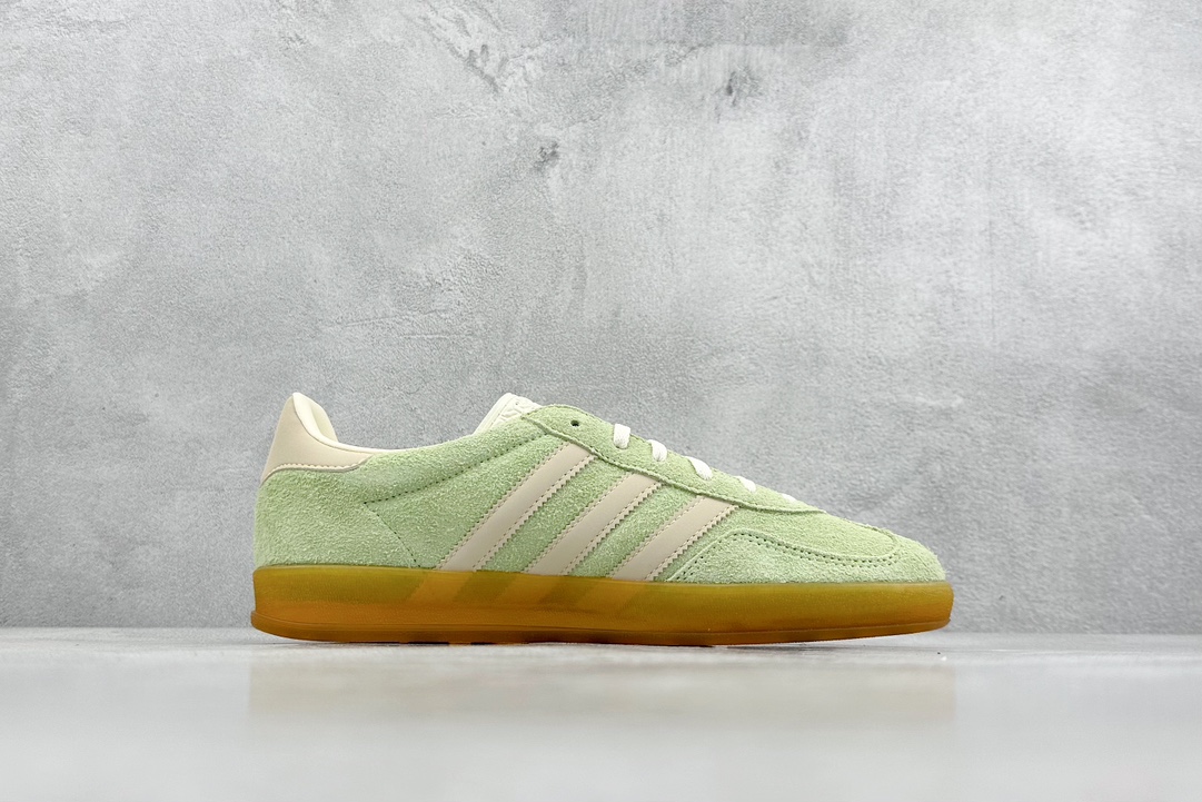 200 Cs版 adidas Originals Gazelle INdoor 三叶草休闲防滑耐磨低帮板鞋 IE2948