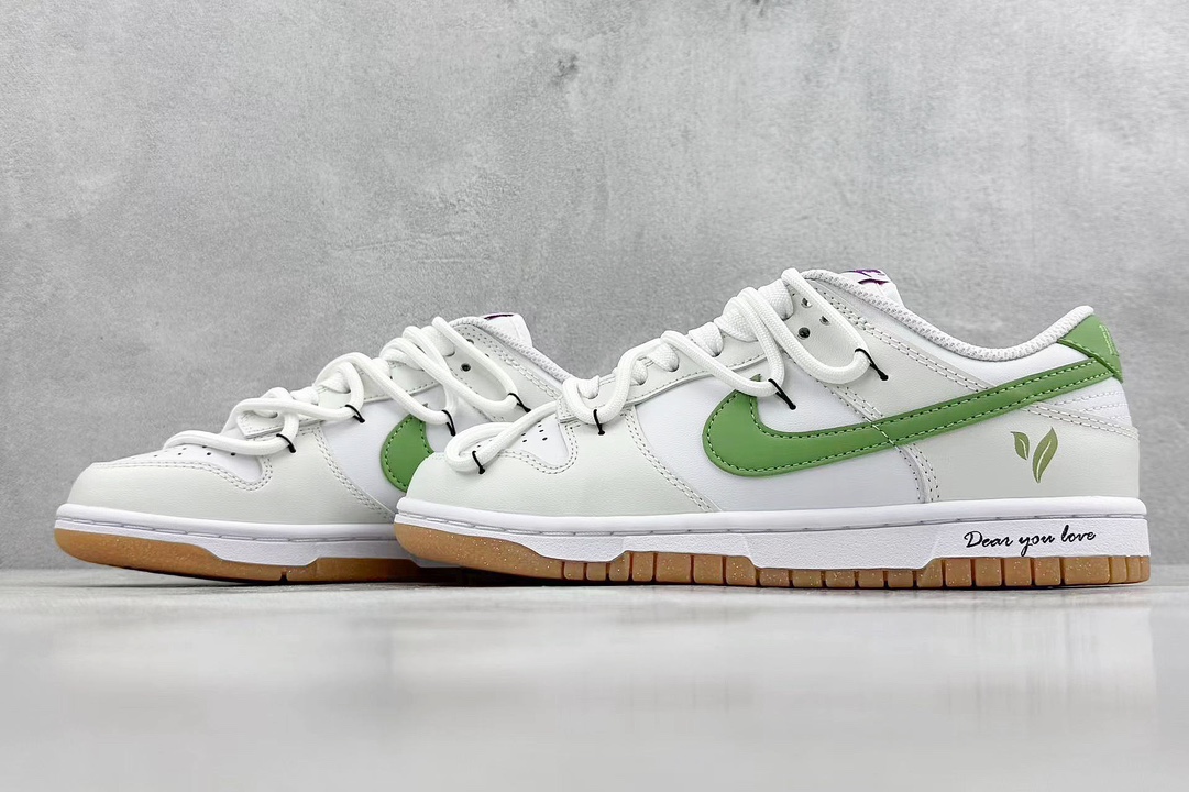 260 YC版 Nike SB Dunk Low 青提山茶 清新简约 解构抽绳鞋带 FD9922-151