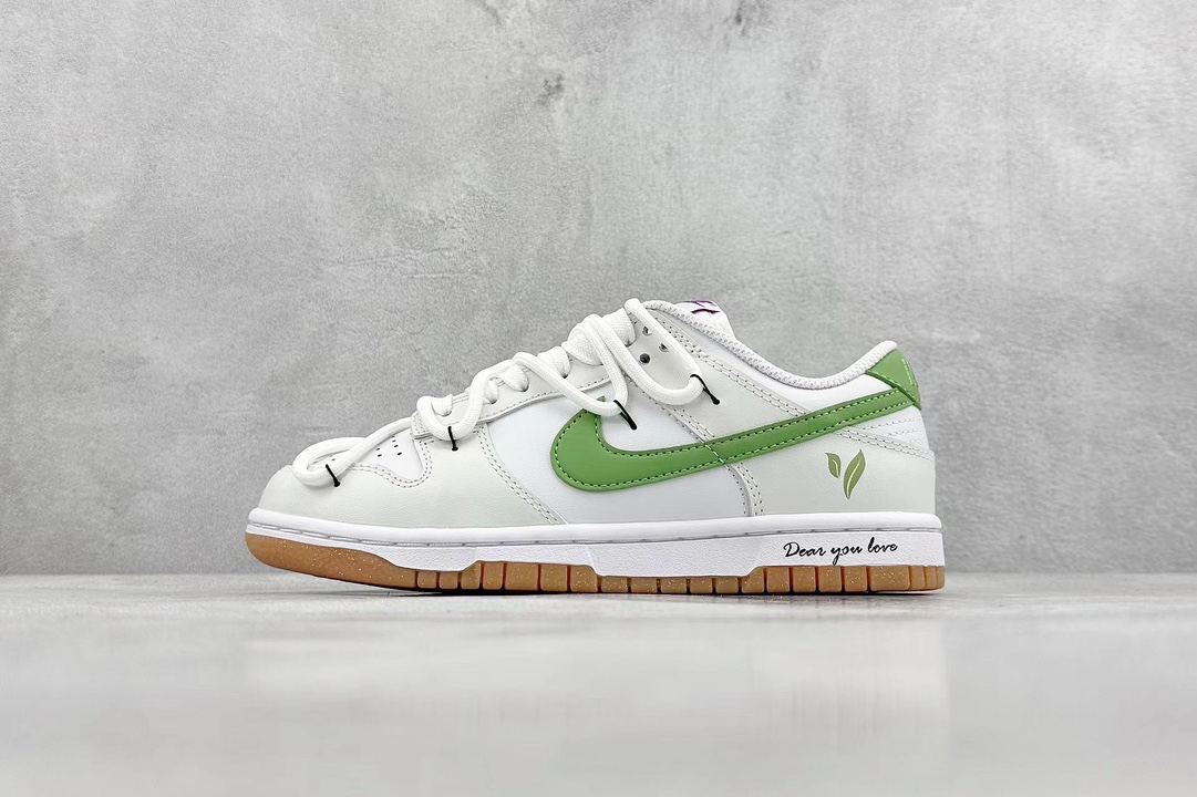 260 YC版 Nike SB Dunk Low 青提山茶 清新简约 解构抽绳鞋带 FD9922-151