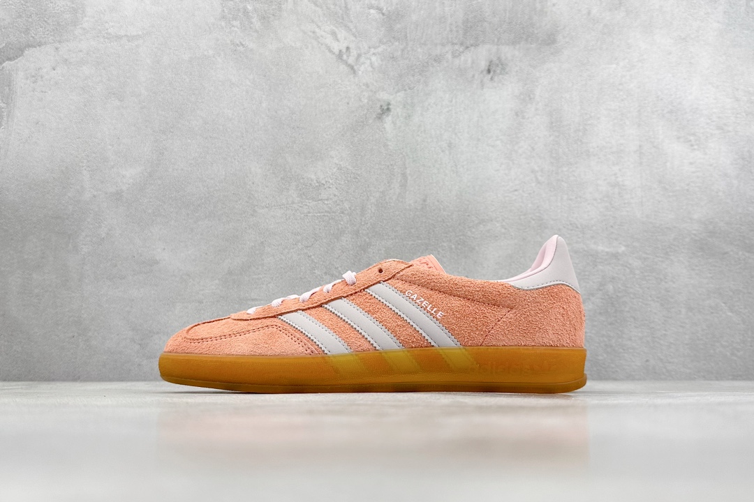 200 Cs版 adidas Originals Gazelle INdoor 三叶草休闲防滑耐磨低帮板鞋 IE2946