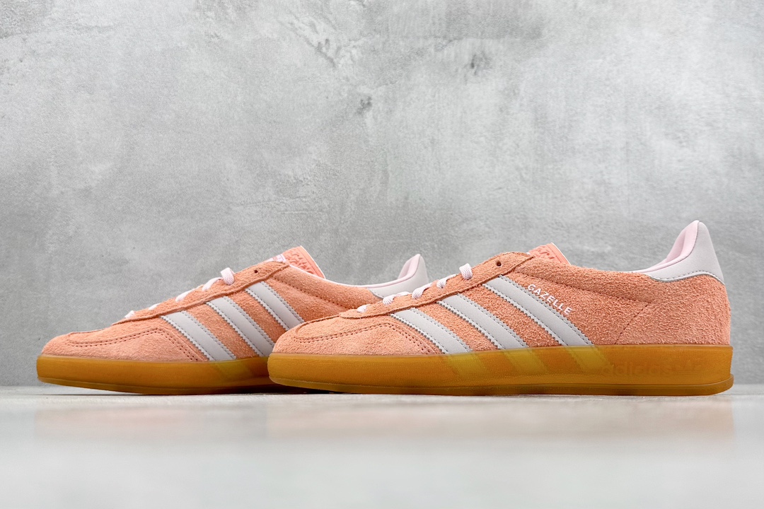 200 Cs版 adidas Originals Gazelle INdoor 三叶草休闲防滑耐磨低帮板鞋 IE2946