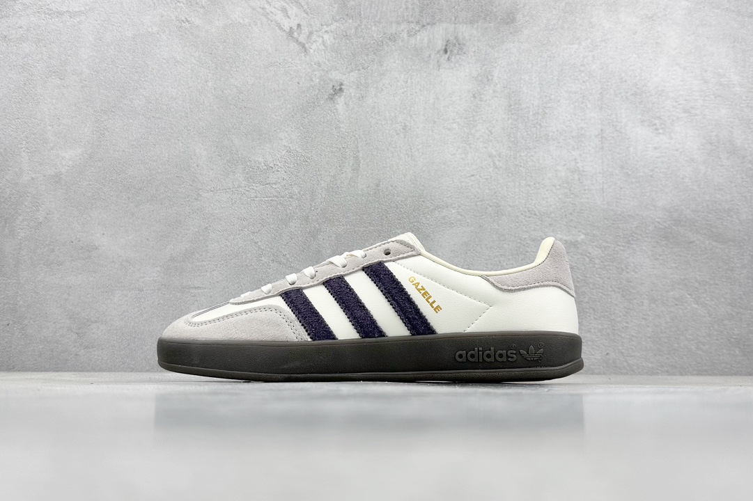 160 R版 adidas originals Gazelle Indoor 米黑 IH8548