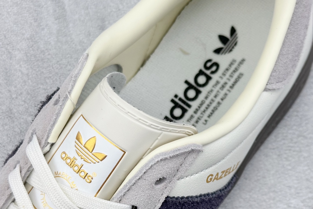 160 R版 adidas originals Gazelle Indoor 米黑 IH8548