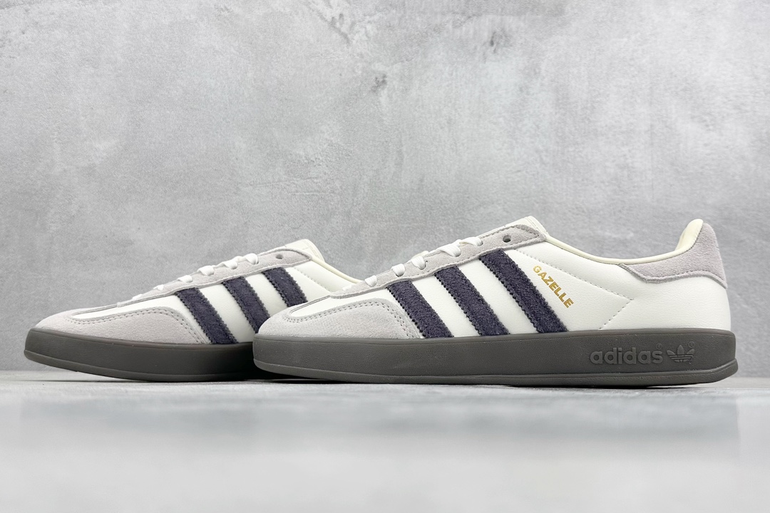 160 R版 adidas originals Gazelle Indoor 米黑 IH8548