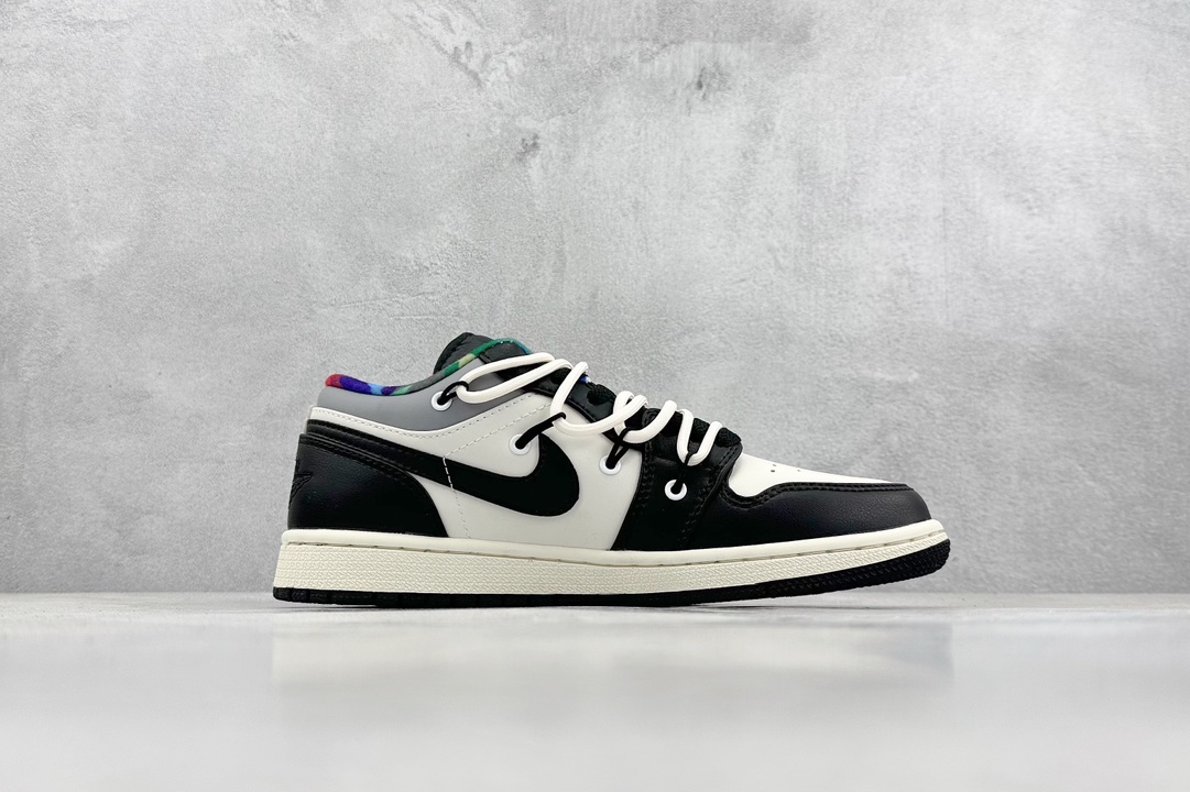 220 Air Jordan 1 Low 解构抽绳绑带低帮AJ1乔1休闲板鞋  DO8422-001