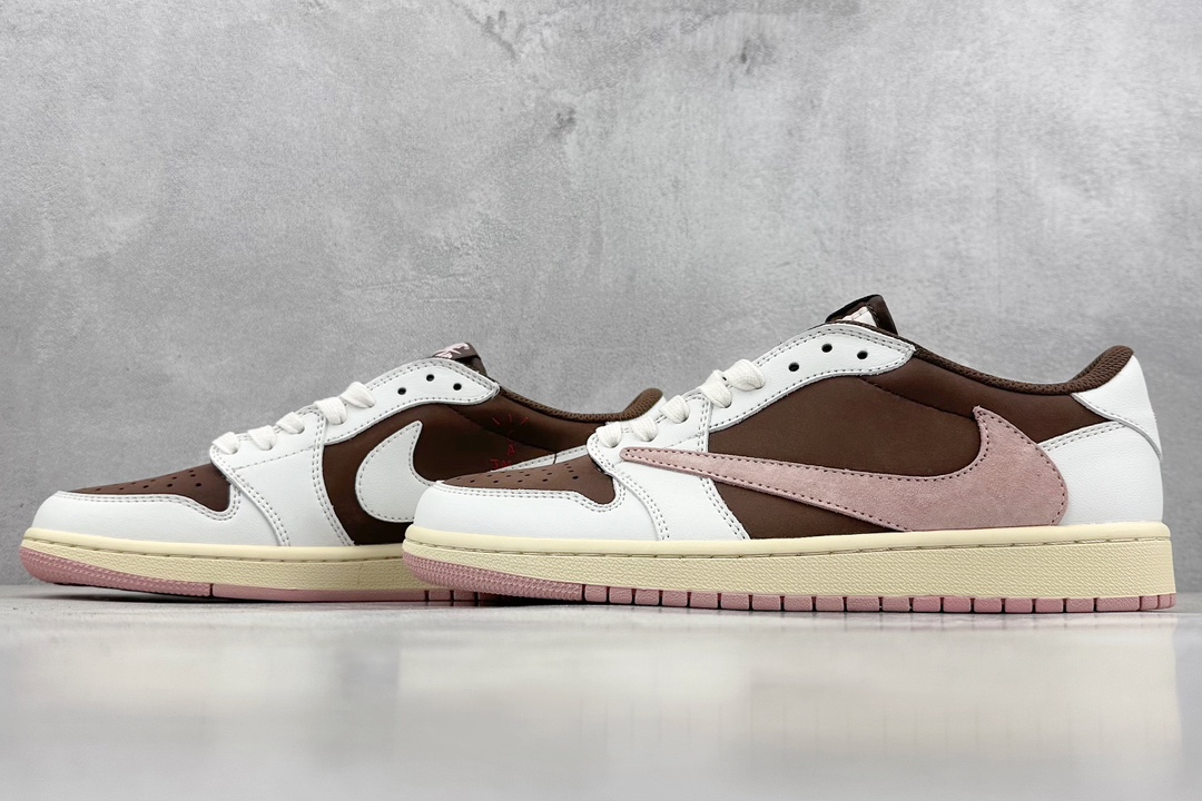 220 Fragment x Travis Scott x Air Jordan 1 Low 三方联名倒钩 DZ4137-206