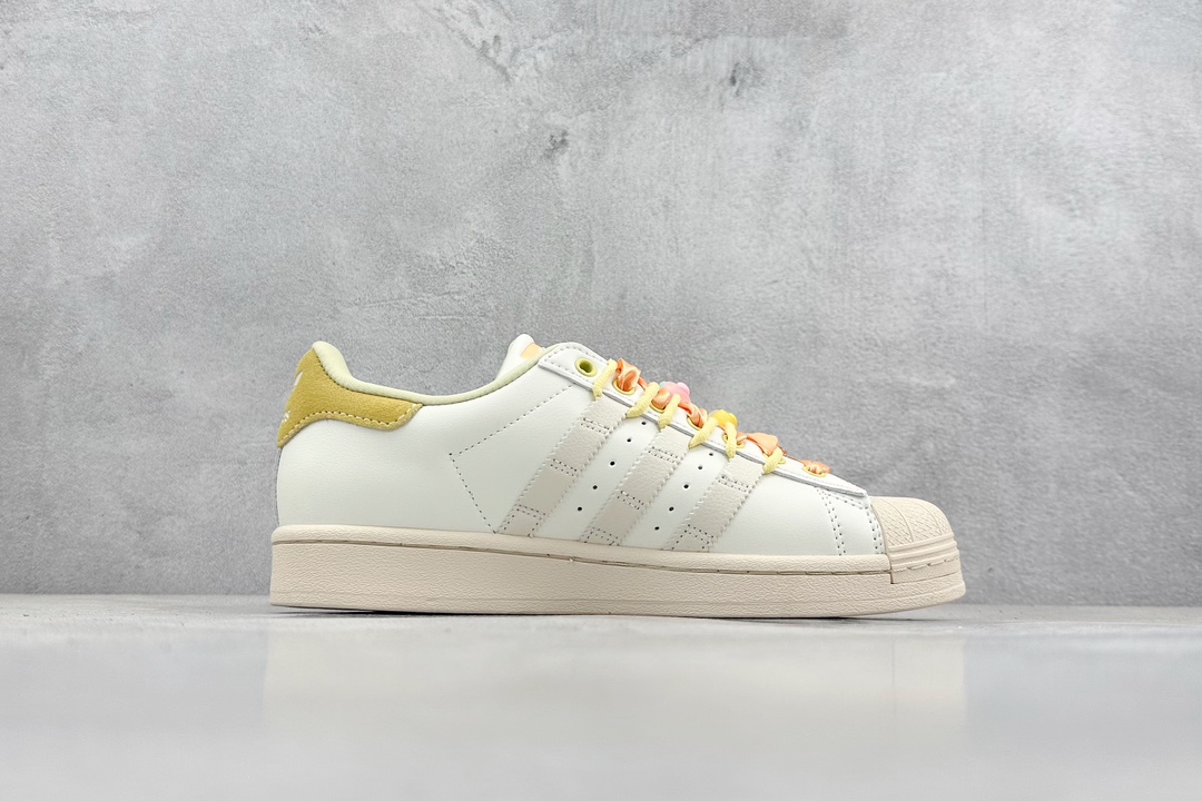 210 H11版 adidas originals Superstar白黄 IF1805