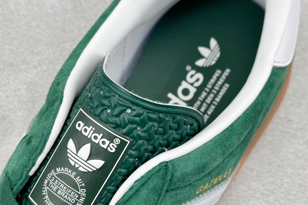 200 ZY版 adidas originals Gazelle Indoor 绿白 IG1596