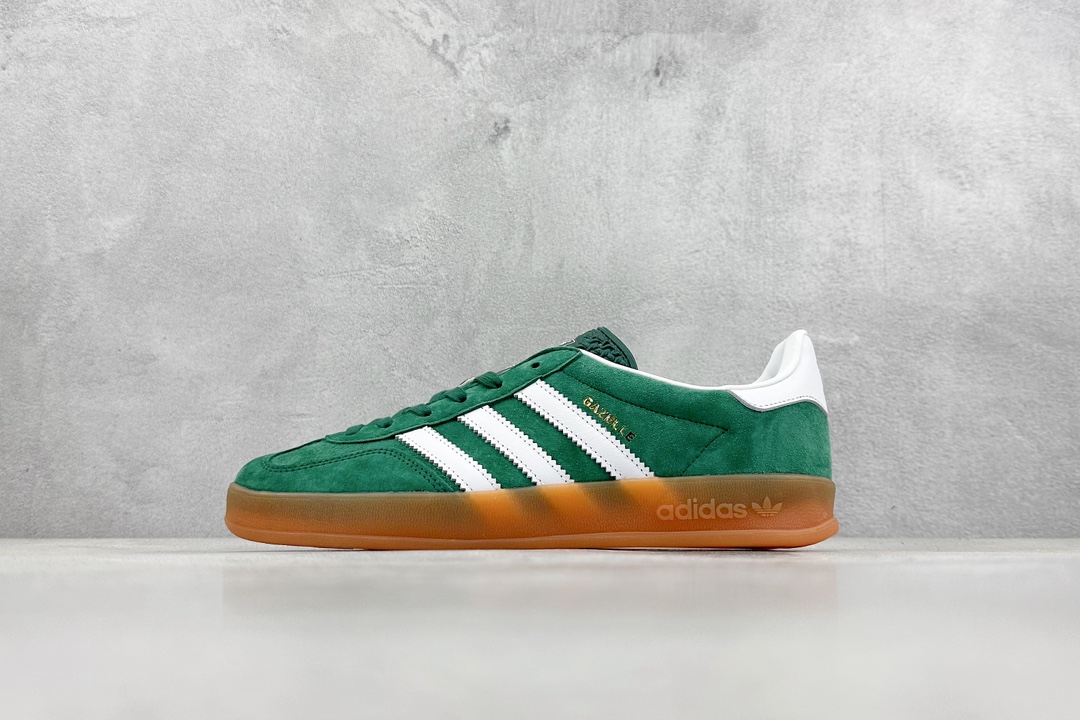 200 ZY版 adidas originals Gazelle Indoor 绿白 IG1596