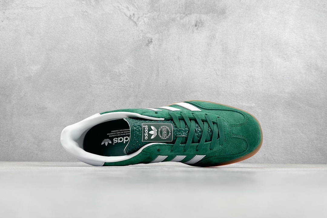 200 ZY版 adidas originals Gazelle Indoor 绿白 IG1596