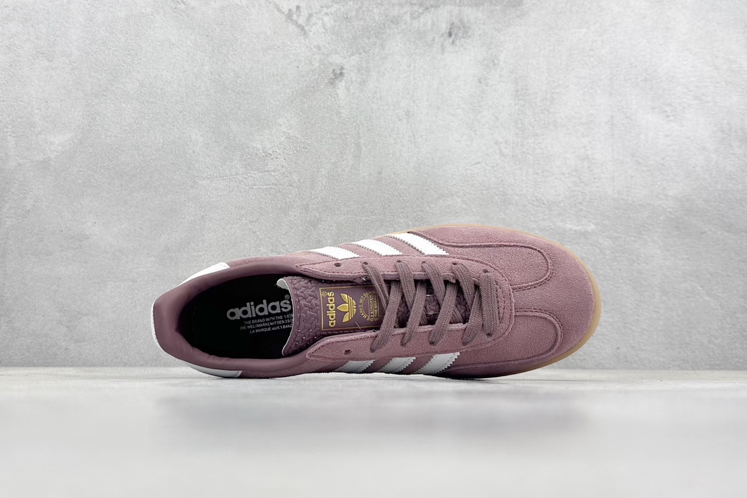 140 adidas Originals Gazelle INdoor 三叶草休闲防滑耐磨低帮板鞋  IH5483