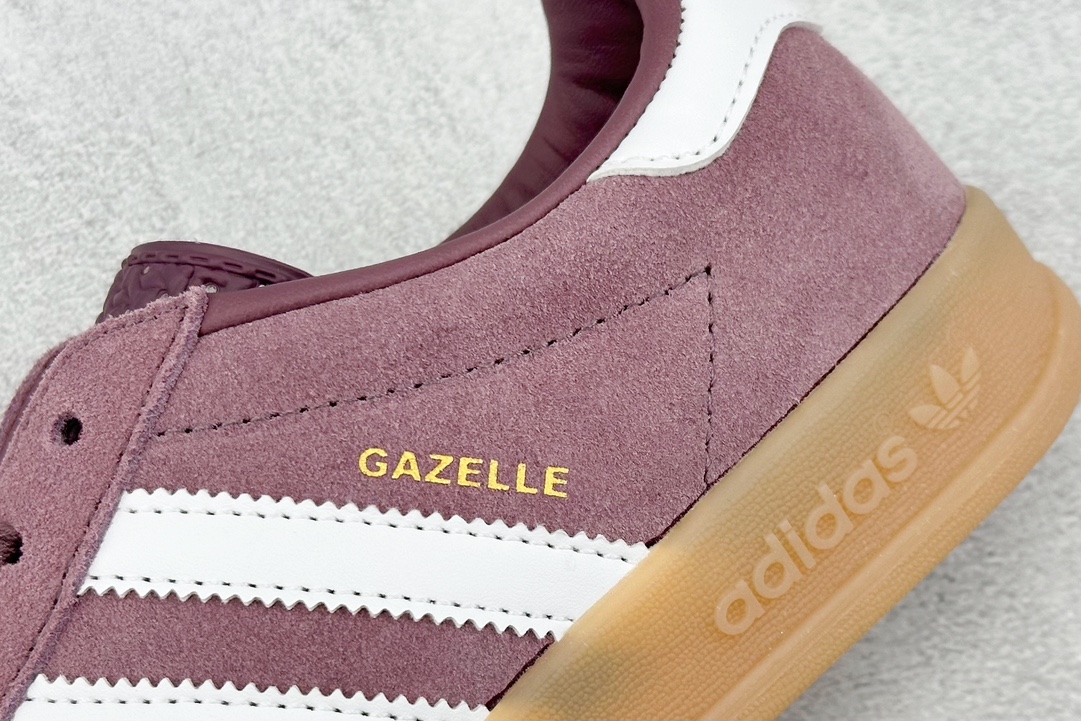 140 adidas Originals Gazelle INdoor 三叶草休闲防滑耐磨低帮板鞋  IH5483