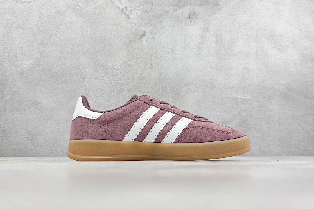 140 adidas Originals Gazelle INdoor 三叶草休闲防滑耐磨低帮板鞋  IH5483