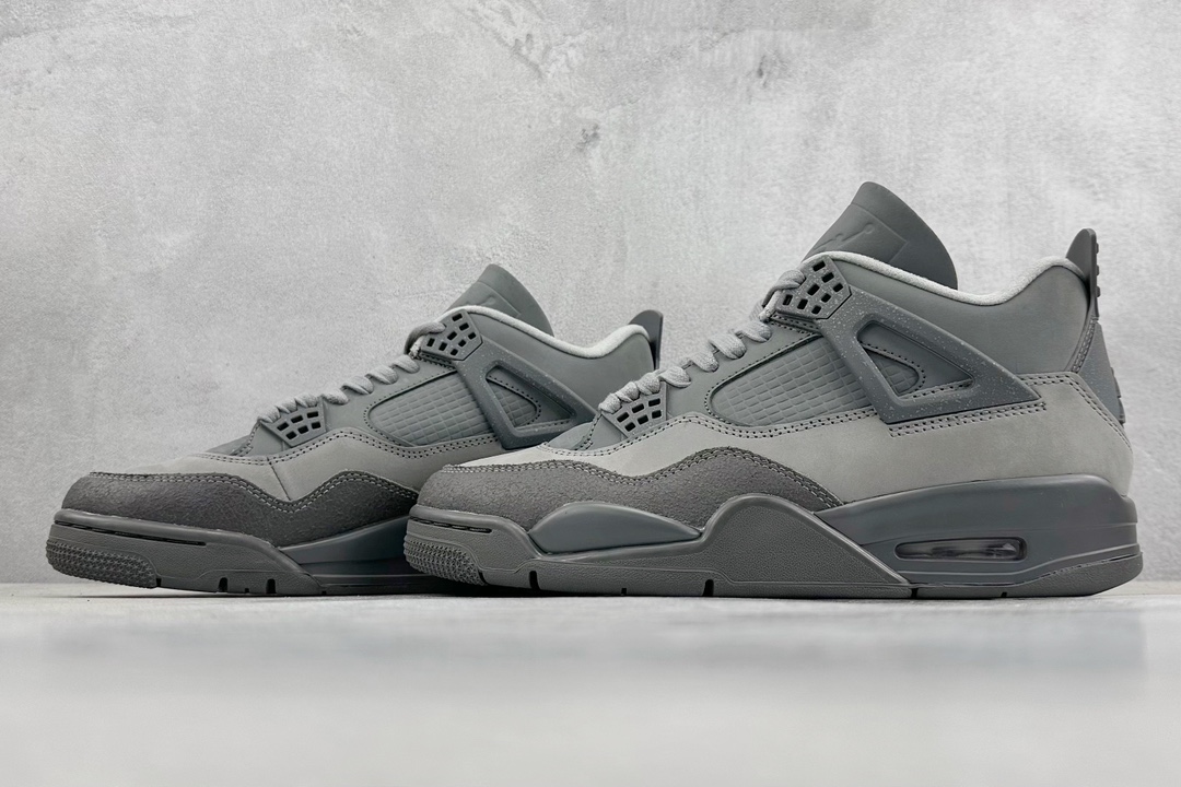 330 F版 Air Jordan 4 Retro 乔丹四代”Smoke Grey” 复刻灰黑  FQ7928-001