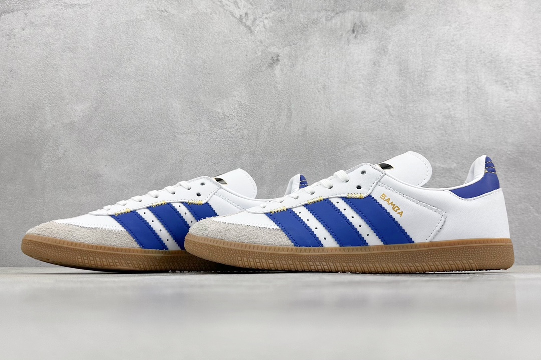 210 H11版 adidas originals samba 白蓝 IF1813