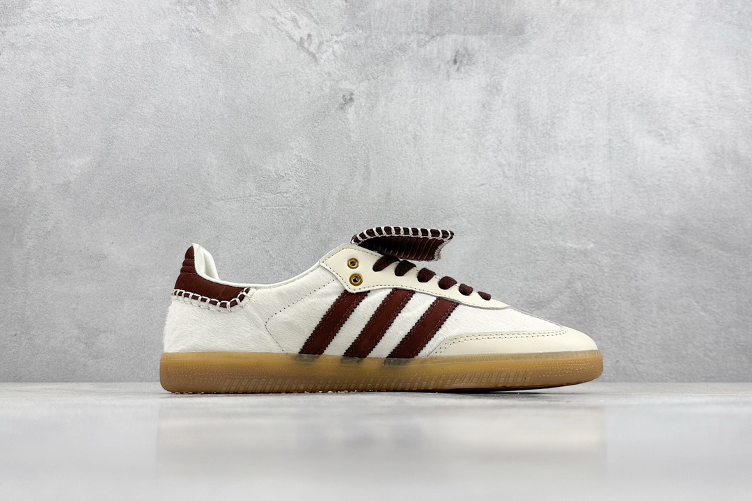 340 S2 WALES BONNER x adidas originals Samba Pony Tonal 防滑耐磨 IE0586