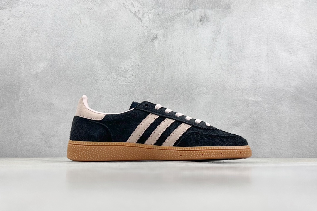 160 R版 adidas originals Handball Spzl 粉黑 IE5897