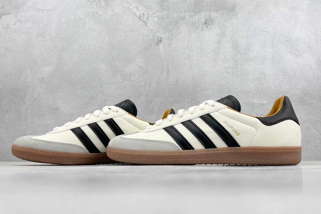 220 VT头层 adidas originals Samba OG x JJJJOUND 桑巴舞系列德训足球休闲运动板鞋  ID8708