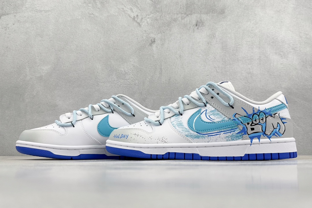 300 YC版 Nike SB Dunk Low 休闲日记 涂鸦解构风 DV0831-104