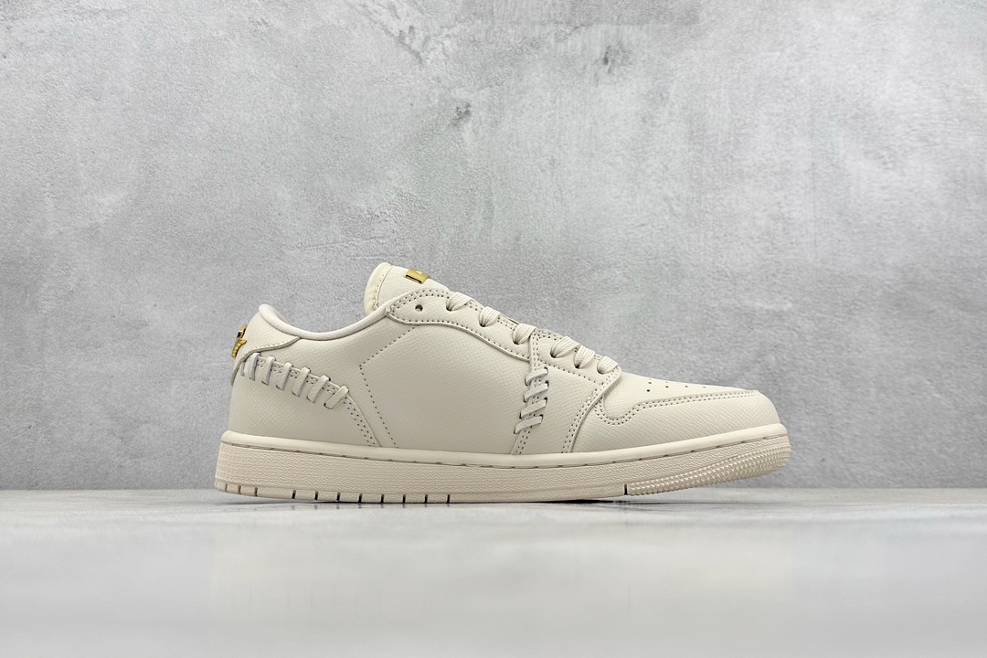 200 K版 Air Jordan 1 Low ”Method of Make” AJ1 乔1白金色 低帮文化休闲运动板鞋 FN5032-200