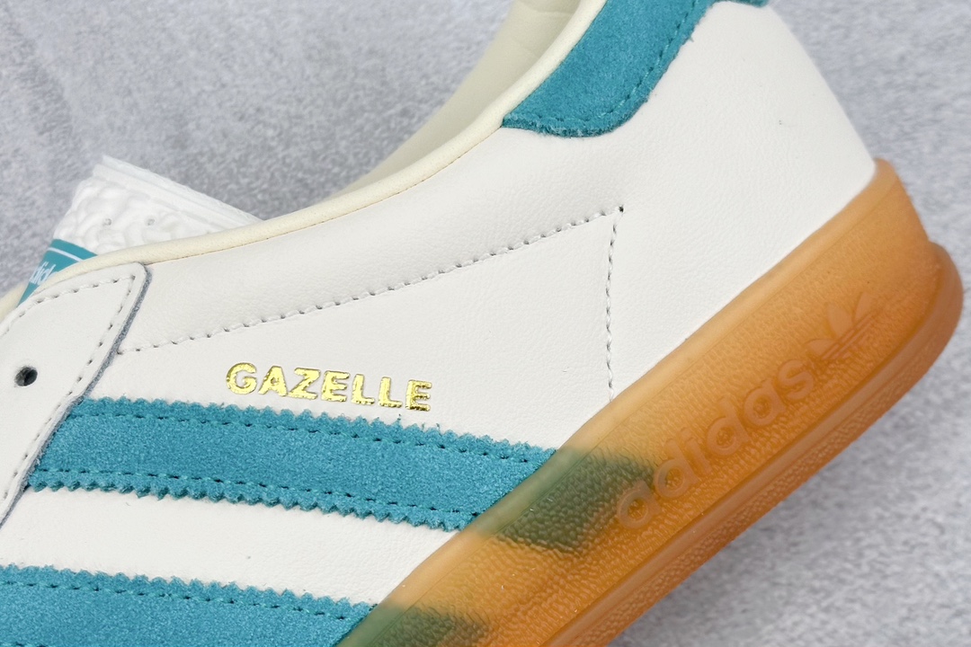 200 Cs版 adidas Originals Gazelle INdoor 三叶草休闲防滑耐磨低帮板鞋  JI2583