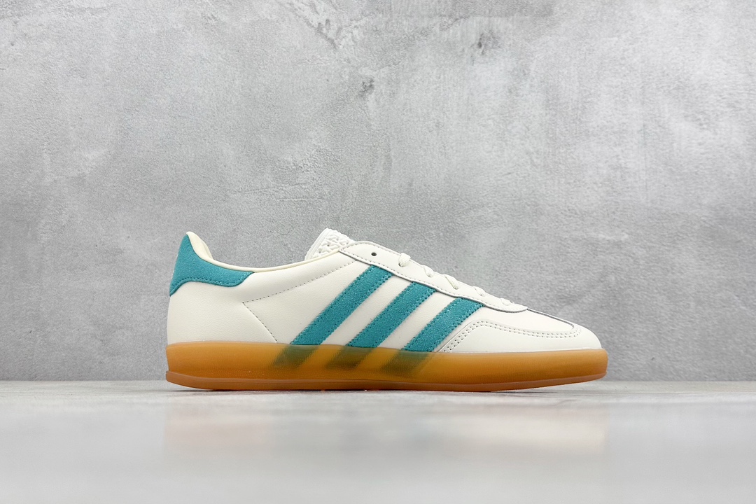 200 Cs版 adidas Originals Gazelle INdoor 三叶草休闲防滑耐磨低帮板鞋  JI2583