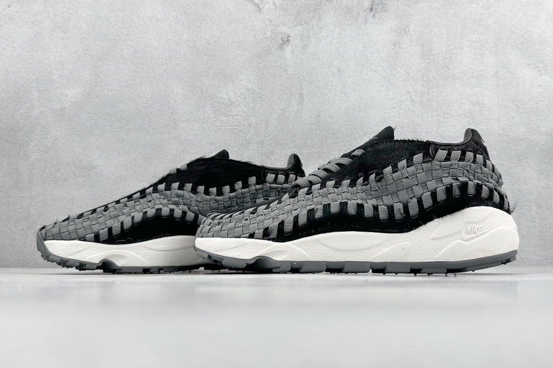 220 GW Nk Air Footscape Woven 耐克不对称编织防滑耐磨低帮生活休闲鞋 FB1959-001