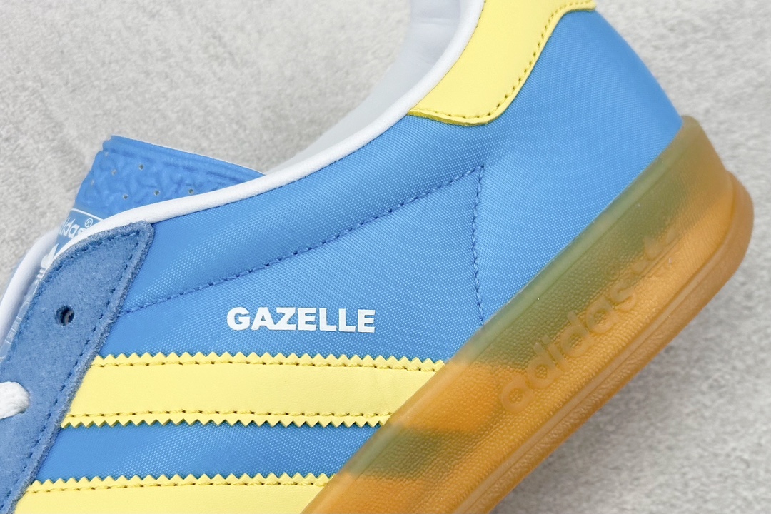 210 H11版 adidas originals Gazelle 蓝黄 IE2960