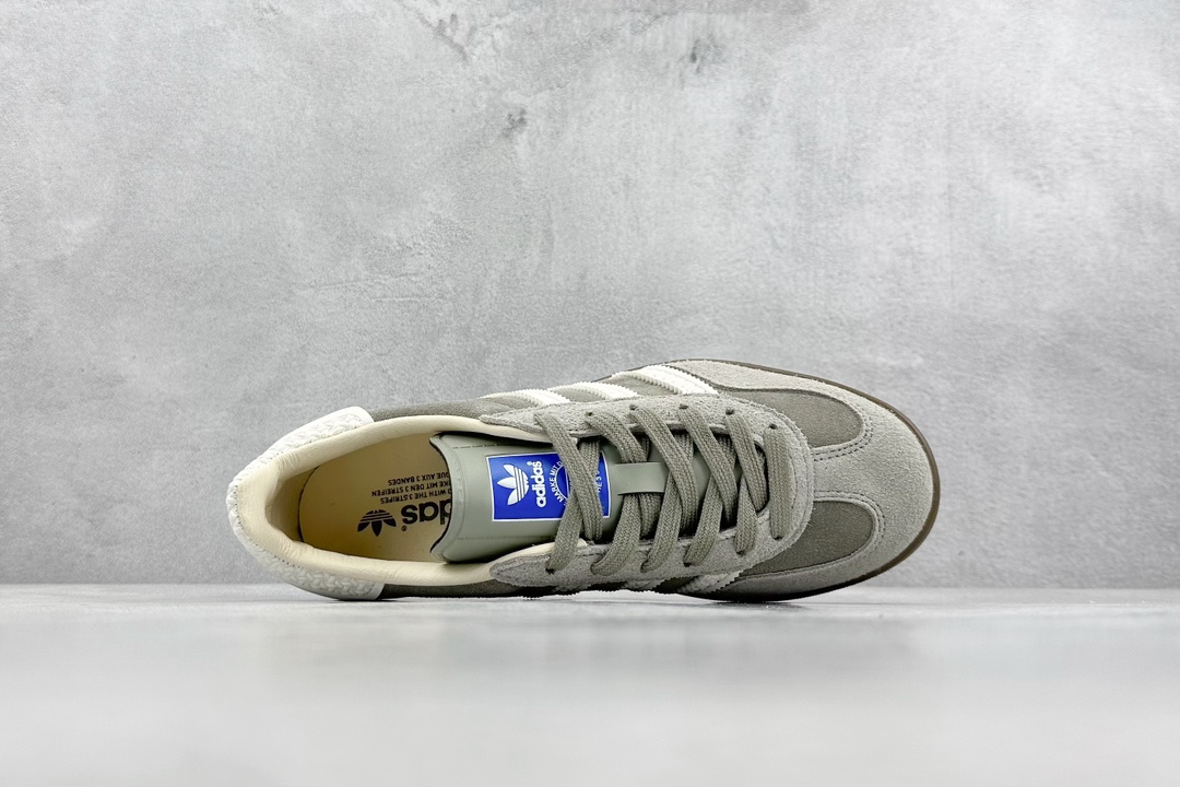 200 S2 AD Originals Gazelle Indoor 灰白 三叶草复古休闲运动板鞋  IF1807