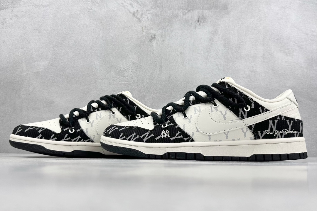 300 Nk SB Dunk Low MLB绑带联名-黑牛仔印花 SJ2068-251