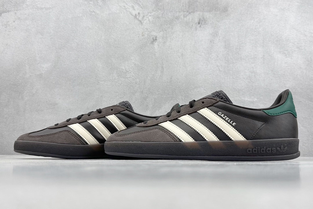 200 Cs版 adidas Originals Gazelle INdoor 三叶草休闲防滑耐磨低帮板鞋 IH0374