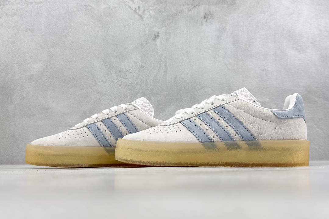 Kith x Clarks x Ad Originals 8th Street Samba Samba Street Series German Training Style Low-top Retro Casual Sneakers IE4035