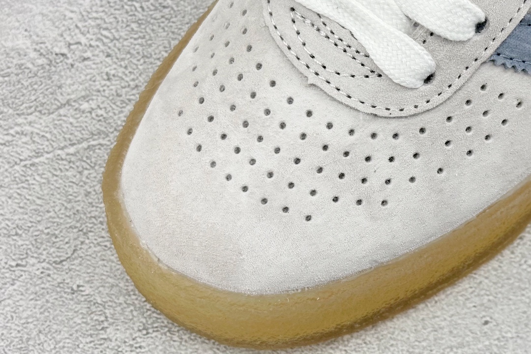 Kith x Clarks x Ad Originals 8th Street Samba Samba Street Series German Training Style Low-top Retro Casual Sneakers IE4035