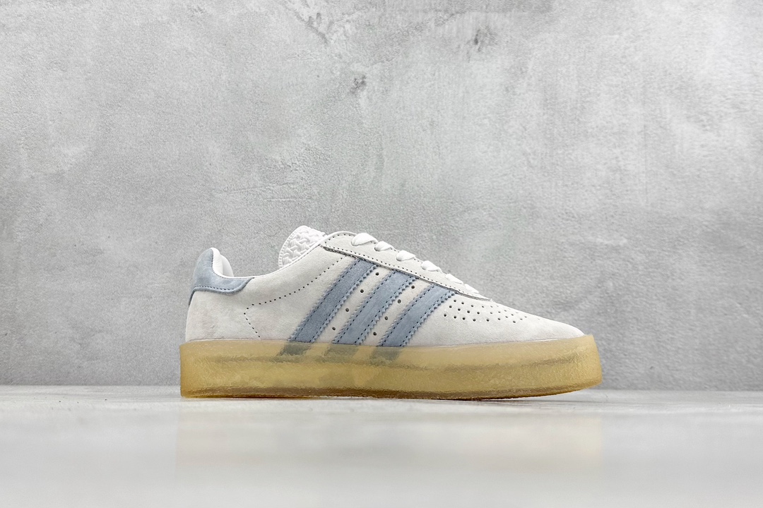 Kith x Clarks x Ad Originals 8th Street Samba Samba Street Series German Training Style Low-top Retro Casual Sneakers IE4035