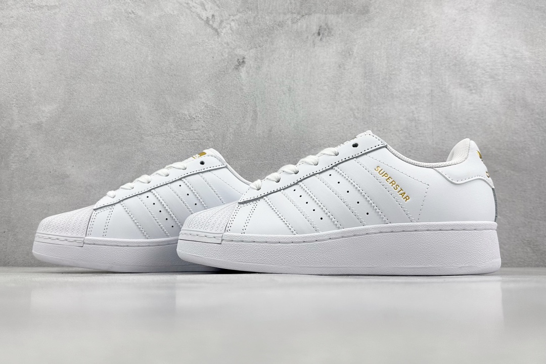 Adidas Originals Superstar XLG Gold Label Shell Toe Thick Bottom Casual Sneakers ID4655