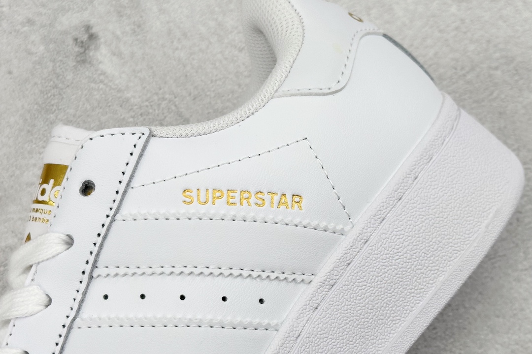 Adidas Originals Superstar XLG Gold Label Shell Toe Thick Bottom Casual Sneakers ID4655