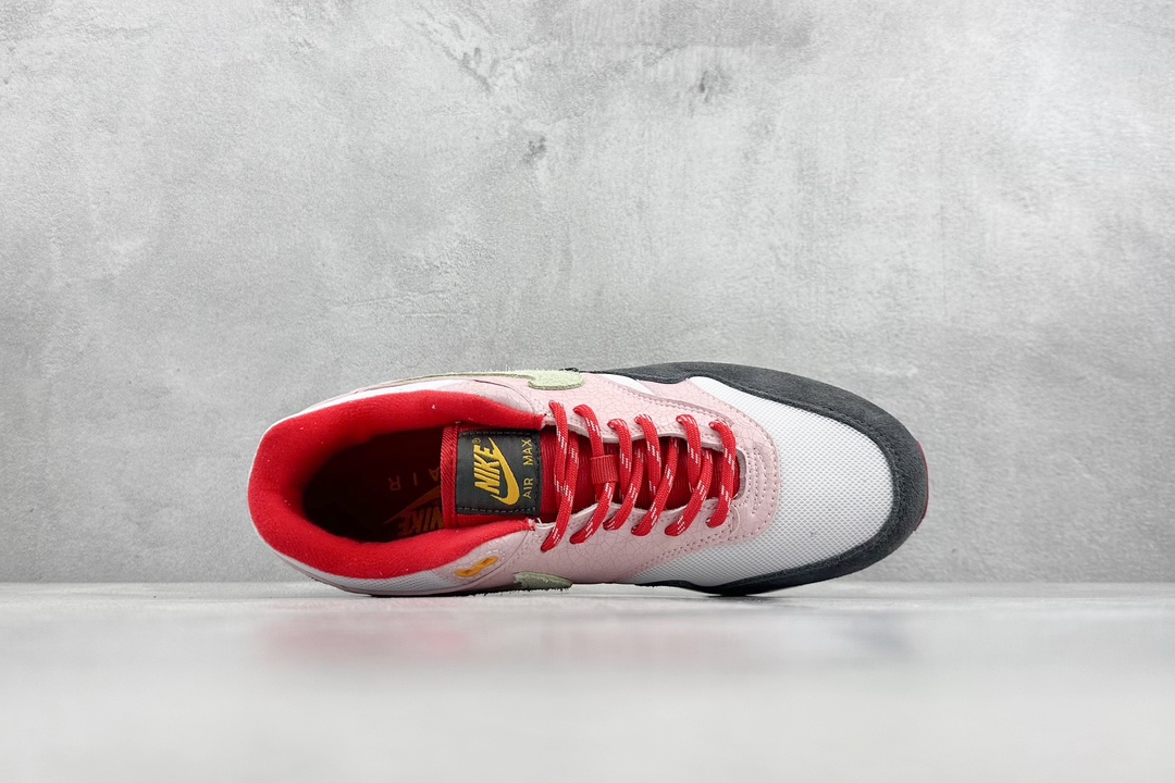 Nike Air Max 1 replica pink pants white retro casual running shoes FZ4133-640