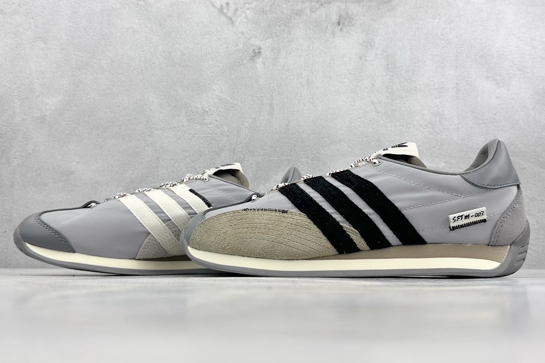 DIY version of SONG FOR THE MUTE x adidas originals Shadowturf light blue gray IH7519