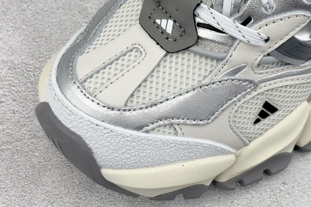 H11 version AD Vento XLG Runner Deluxe white black silver dad shoes JP5761