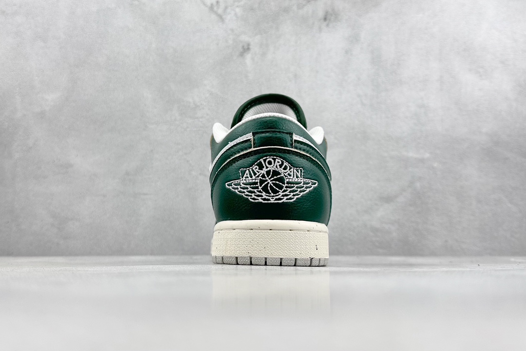 200 外贸版 Air Jordan 1 Retro Low 复古帆白绿 FQ7687-300