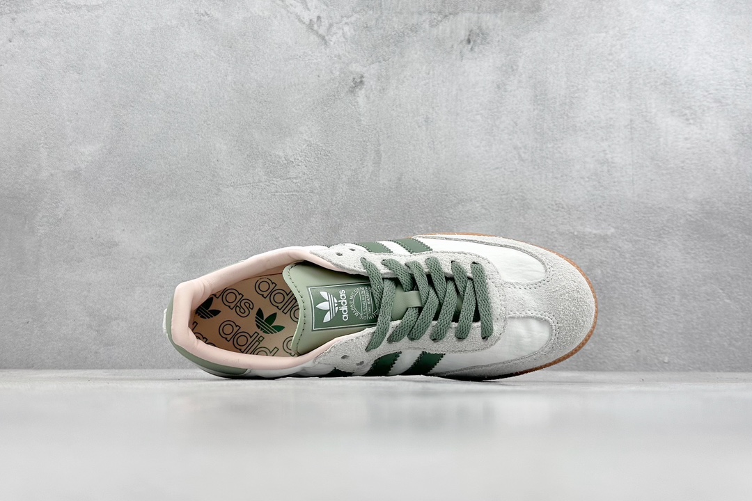 AD Originals Samba OG White Green Adidas Samba Training Shoes ID0492