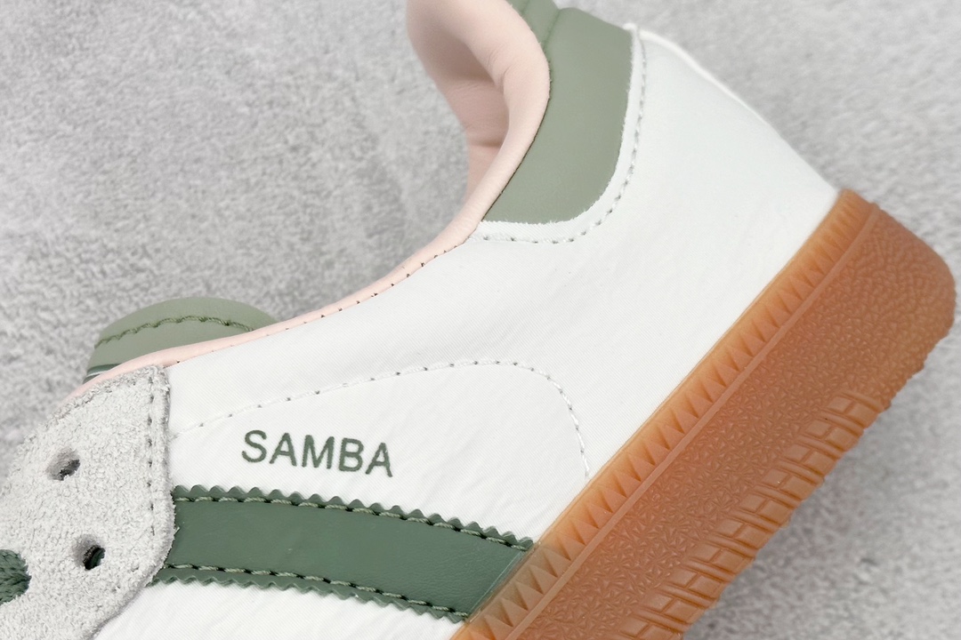 AD Originals Samba OG White Green Adidas Samba Training Shoes ID0492