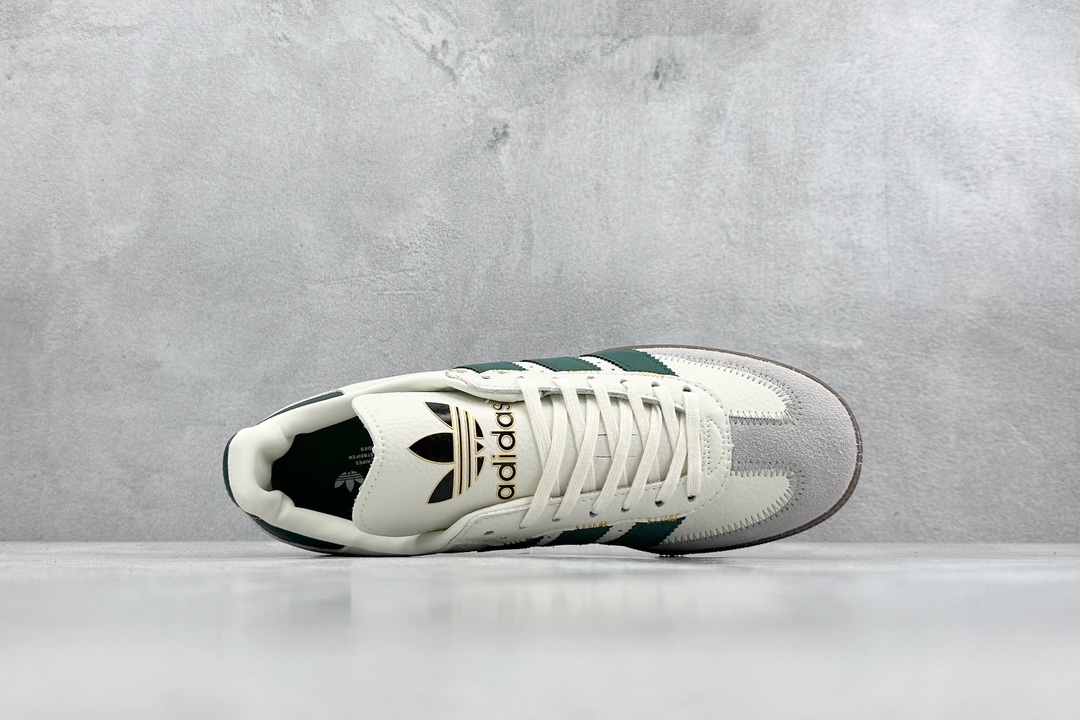 210 H11版 adidas originals Samba OG 白绿 IF1811