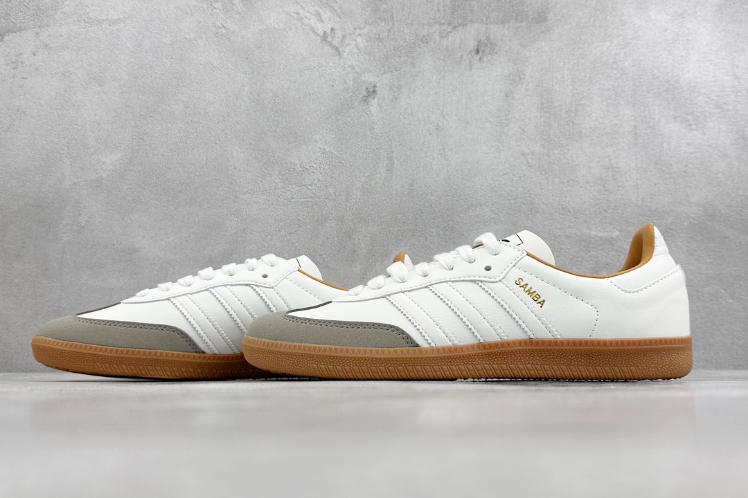 200 VT版 adidas originals Samba系列 OG白灰 ID2865